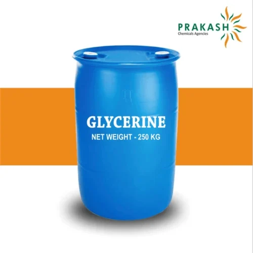 Prakash chemicals agencies Gujarat Glycerine, C2H5NO2, ln Tanker load, brand offered - GACL