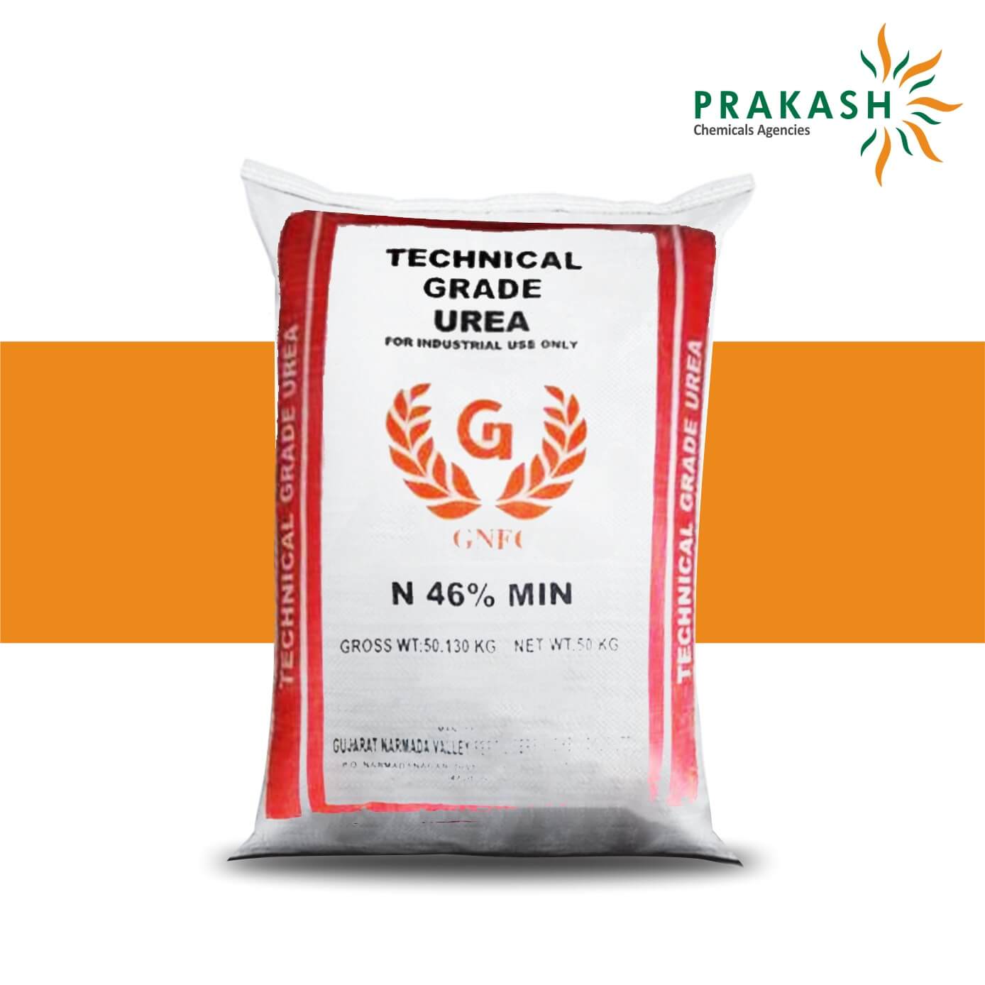 Prakash chemicals agencies Gujarat Technical Grade Urea, GNFC, 25Kg bag