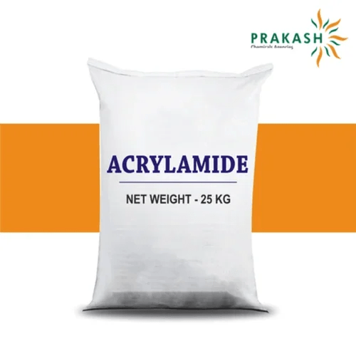 Prakash chemicals agencies Gujarat Acrylamide, C3H5NO, 25Kg bag 3-in-1 composite bag with PE liner