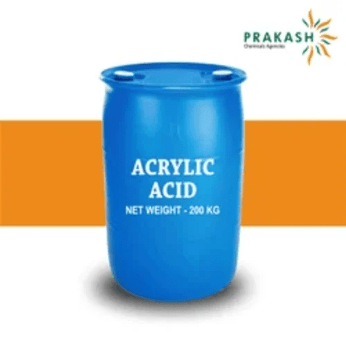 Prakash chemicals agencies Gujarat Acrylic acid, C3H4O2,200 /210 kg drums