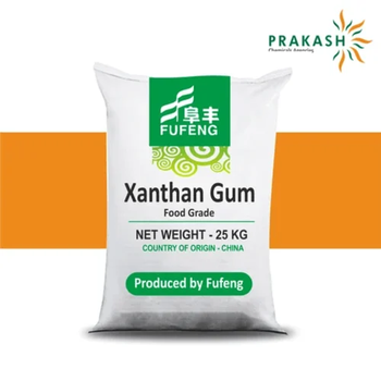 Prakash chemicals agencies Gujarat Xanthan Gum, C35H49O29, 25Kg bag, brand offered - Deosen,Fufeng